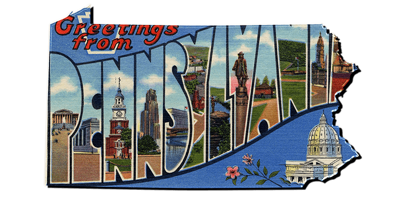 Pennsylvania map